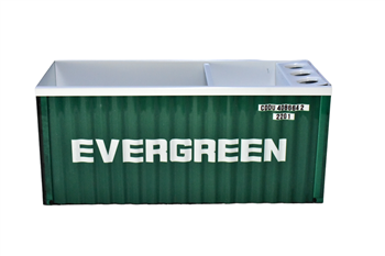 ORGANIZADOR DE MESA CONTEINER EM METAL - EVERGREEN