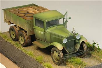 1/35 - SOVIET TRUCK (3-AXLE) GAZ-AAA - ZVEZDA - #3547