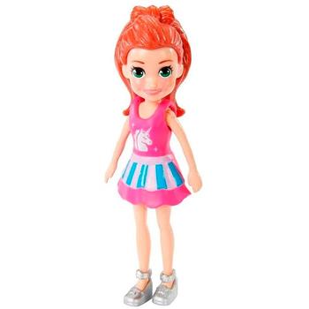 BONECA POLLY POCKET IMPULSE - LILA - VESTIDO ROSA - GKL32
