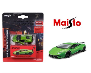 MAISTO - SPEED ICONS - LABORGHINI HURACÁN HIGH  PERFORMANCE - VERDE - 1/64