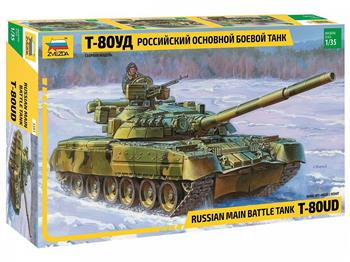 1/35 - RUSSIAN MAIN BATTLE TANK T-80UD - ZVEZDA - #3591