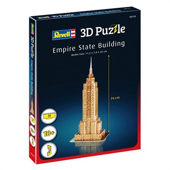 REVELL - QUEBRA CABEÇA 3D - EMPIRE STATE BUILDING - 26cm