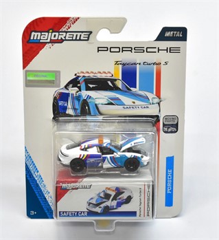 MAJORETTE  - DELUXE CARS -  PORSCHE TAYCAN TURBO S - SAFETY CAR