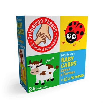 COOPER FUN - PRIMEIROS PASSOS - MONTESSORI BABY CARDS TO GO - CORES E FORMAS -   12 A 36 MESES