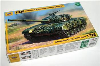 1/35 - RUSSIAN MAIN BATTLE TANK WITH ERA - T-72B - ZVEZDA - #3551