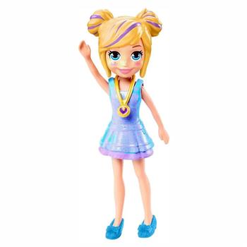 BONECA POLLY POCKET IMPULSE - POLLY VESTIDO LILAS - GDK98