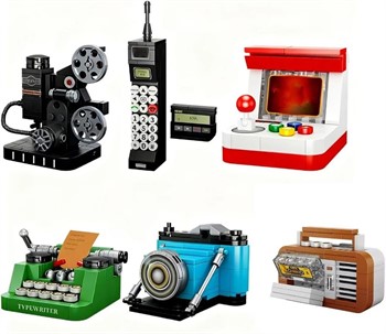 BRICKO  BLOCO DE MONTAR VINTAGE WORLD