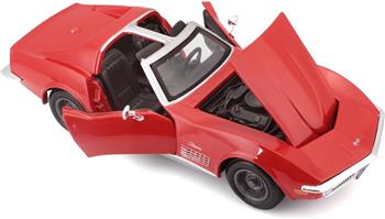 MAISTO - 1/24 CORVETTE STINGRAY 1970 - VERMELHO