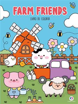 LIVRO DE COLORIR - FARM FRIENDS - COMFY & COZY