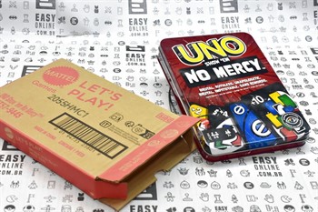 JOGO DE CARTAS UNO - SHOW EM NO MERCY - VERSÃO LATA DE METAL - ORIGINAL