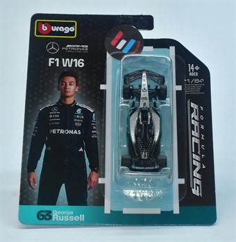 F1 -2025 - MERCEDES - AMG W16 - GEORGE RUSSELL - #63 - 1/64