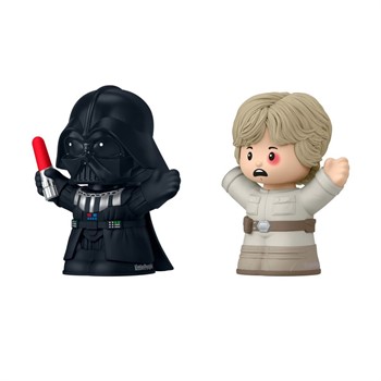 FISHER PRICE - LITTLE PEOPLE  - COLLECTOR STAR WARS - LUKE E DARTH VADER - I AM YOUR FATHER