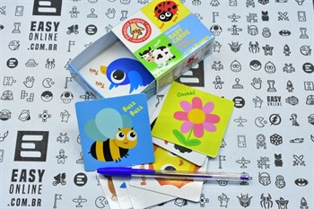 COOPER FUN - PRIMEIROS PASSOS - MONTESSORI BABY CARDS TO GO - CORES E FORMAS -   12 A 36 MESES