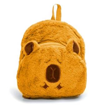 MOCHILA ESCOLAR -  PELUCIA CAPIVARA - CAPYBARA