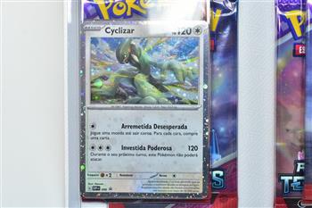 JOGO DE CARTAS POKÉMON - EV05 FORÇAS TEMPORAIS BLISTER C/4 BOOSTERS - CYCLIZAR
