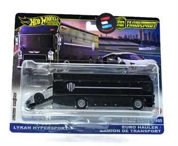 HOT WHEELS - TEAM TRANSPORT - #85 - LYKAN HYPERSPORT & EURO HAULER