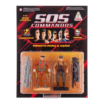 SOS COMMANDOS - J.DEAN vs JACKALL  (FIGURAS E ACESSORIOS)
