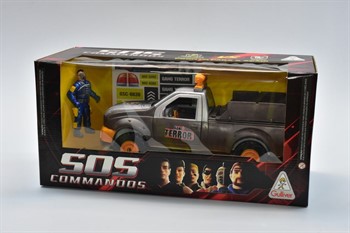 SOS COMMANDOS - GANG TERROR PICK-UP EXPLORER  (INCLUI 1 FIGURA)