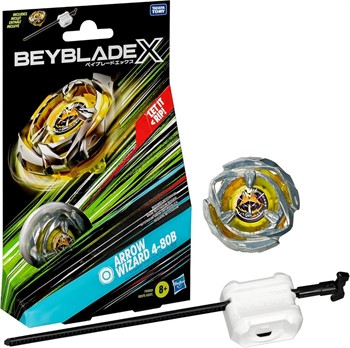 BEYBLADE X  - ARROW WIZARD 4-80B  - INCLUI PIAO E LANCADOR