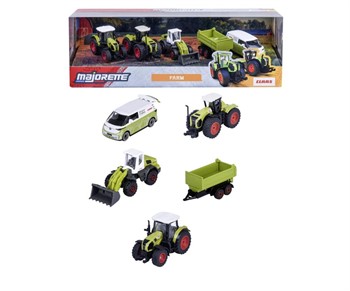 MAJORETTE - GIFTPACK - VEICULOS AGRÍCOLAS - CLAAS