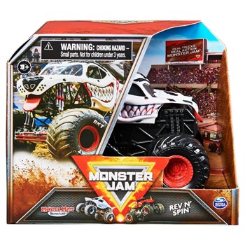1/43 - MONSTER TRUCK - MONSTER JAM - REV N SPIN - MUTT DALMATIAN