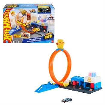 HOT WHEELS - PISTA CITY - SUPER DELEGACIA DE POLICIA - SUPER POLICE STATION