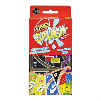 JOGO DE CARTAS - UNO SPLASH - A PROVA DAGUA - ORIGINAL MATTEL