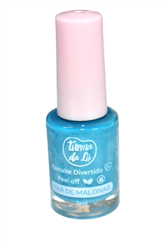 ESMALTE INFANTIL DIVERTIDO BASE AGUA - MAR DE MALDIVAS - TURMA DA LU