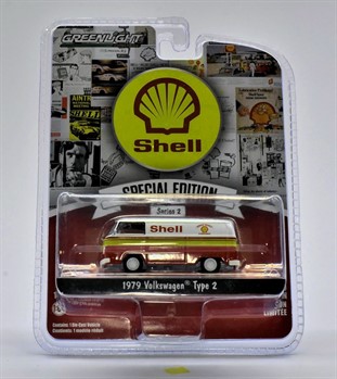 GREENLIGHT -  SPECIAL EDITION - 1979 VW KOMBI TYPE 2 PANEL VAN SHELL OIL