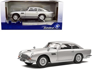 SOLIDO - ASTON  MARTIN DB5  -  SILVER BIRCH - JAMES BOND  -1/18