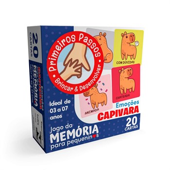 COOPER FUN - PRIMEIROS PASSOS - JOGO DA MEMORIA  CAPIVARA  EMOÇOES