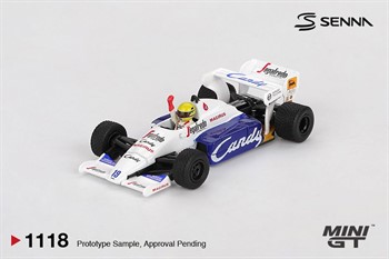 MINI GT - F1 TOLEMAN TG 184 #19 - AYRTON SENNA 1984 MONACO GP - 2nd PLACE