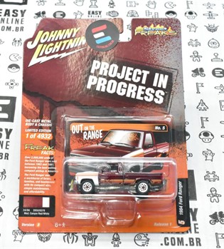 JOHNNY LIGHTNING - CAMIONETE FORD RANGER 1984 - CANYON RED/WHITE - 1/64