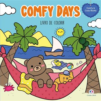 LIVRO DE COLORIR - COMFY DAYS - COMFY & COZY