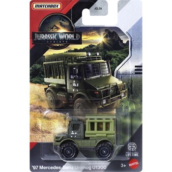 MATCHBOX - JURASSIC WORLD - MERCEDES BENS UNIMOG U1300