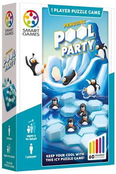 JOGO QUEBRA CABEÇAS - PUZZLE - 3D PENGUINS POOL PARTY - SMART GAMES