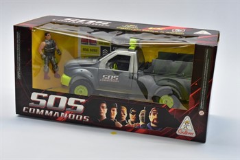 SOS COMMANDOS -  COMMANDOS PICK-UP EXPLORER (INCLUI 1  FIGURA)