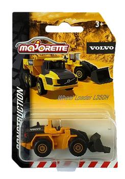 MAJORETTE - CONSTRUCAO - VOLVO WHEEL LOADER L350H - TRATOR PÁ CARREGADEIRA