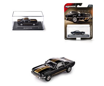 MAJORETTE - COLLECTION - 1965 SHELBY GT350 (PRETO/DOURADO)
