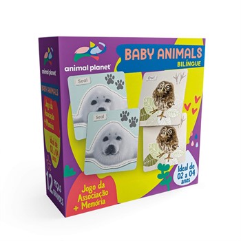 COOPER FUN - PRIMEIROS PASSOS - JOGO DE ASSOCIACAO  BABY ANIMALS  -  ANIMAL PLANET