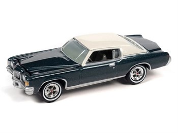 JOHNNY LIGHTNING - 1971 PONTIAC GRAND PRIX - BLUESTONE GRAY POLY