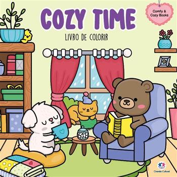 LIVRO DE COLORIR - COZY TIME - COMFY & COZY