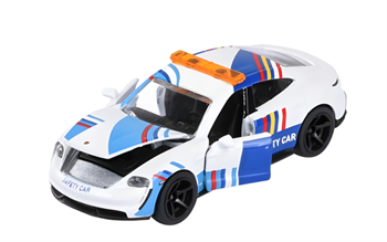MAJORETTE  - DELUXE CARS -  PORSCHE TAYCAN TURBO S - SAFETY CAR