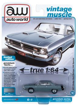 AUTO WORLD - DODGE DART SWINGER 340 SPECIAL - MINIATURA 1/64