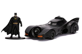 BATMAN - BATMÓVEL 1989 COM BONECO - 1/32