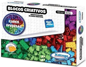 BLOCOS CRIATIVOS - 200 PECAS - XALINGO