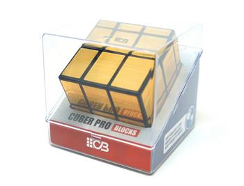 CUBO MÁGICO PROFISSIONAL  - CUBER PRO BLOCKS DOURADO (3x3x3)
