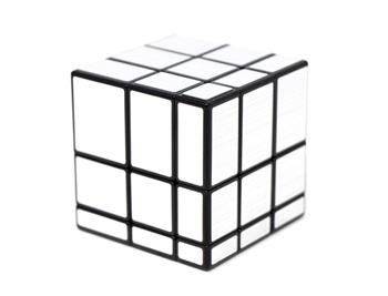 CUBO MÁGICO PROFISSIONAL  - CUBER PRO BLOCKS PRATEADO (3x3x3)