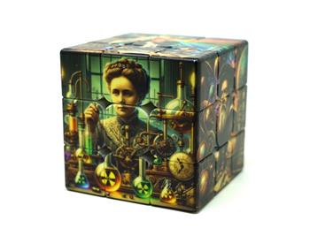 CUBO MÁGICO PROFISSIONAL - MANUAL DO MUNDO - VINCI CUBE CIENCIA RETRO (3x3x3)