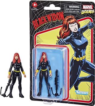 FIGURA 9,5cm - AVENGERS LEGENDS RETRO - BLACK WIDOW - VIÚVA NEGRA